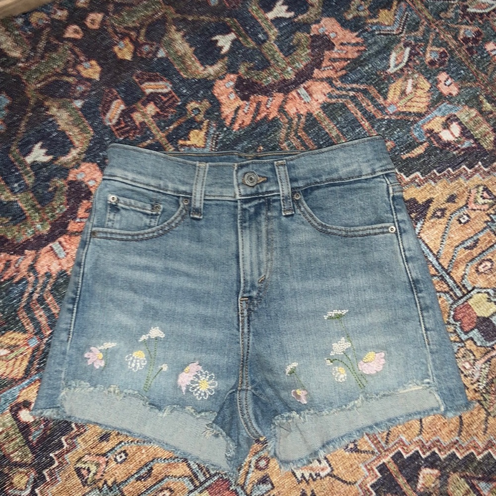 2 for $15 Levi’s High Waisted Denim Shorts 25